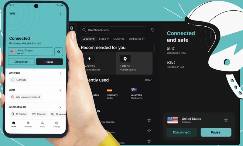 Surfshark VPN home page