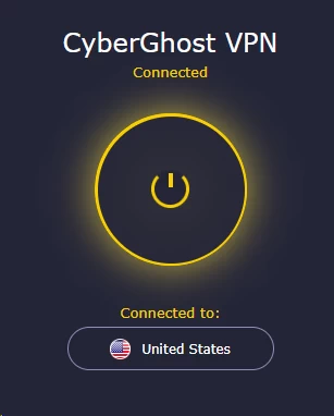 CyberGhost interface