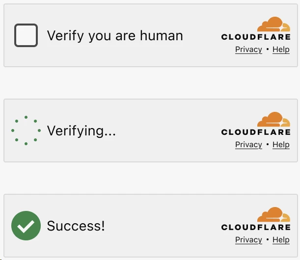 Cloudflare CAPTCHA success