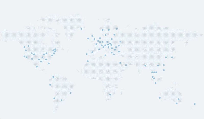Hideme VPN Servers Map