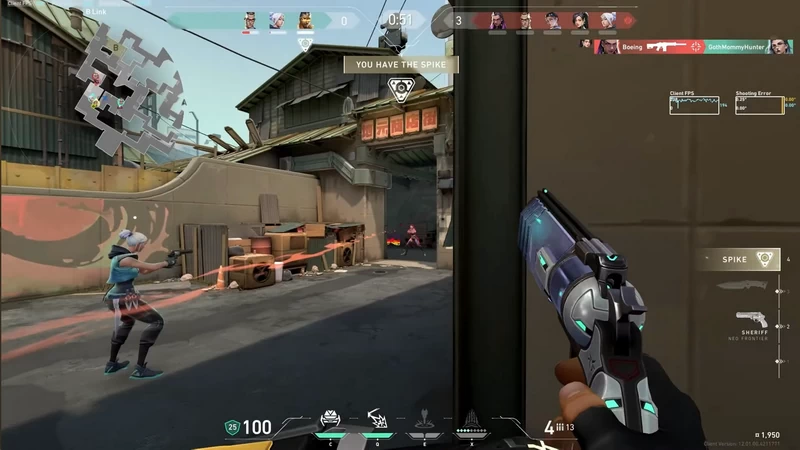 Valorant gameplay using Astrill VPN