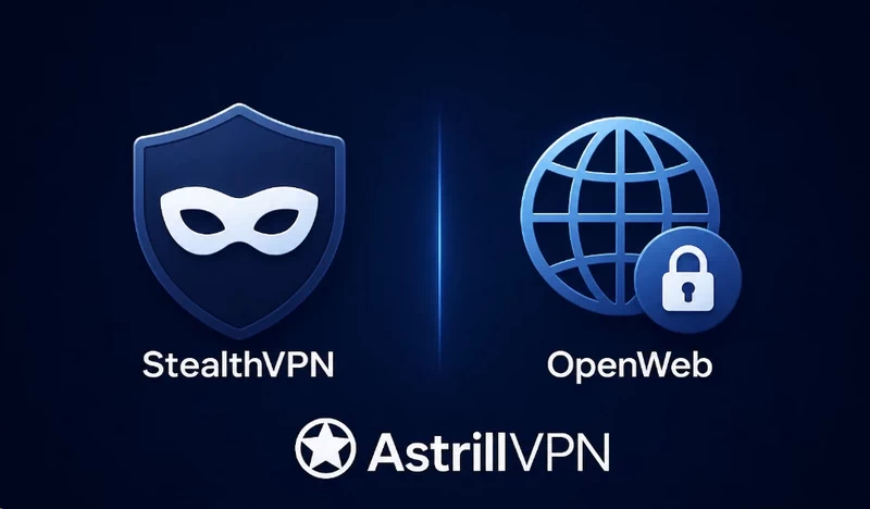 Astrill VPN StealthVPN and OpenWeb protocols