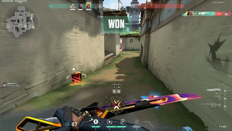 Valorant online match via Hotspot Shield