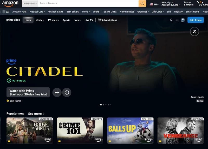 Unblocking Amazon Prime Video with PrivadoVPN