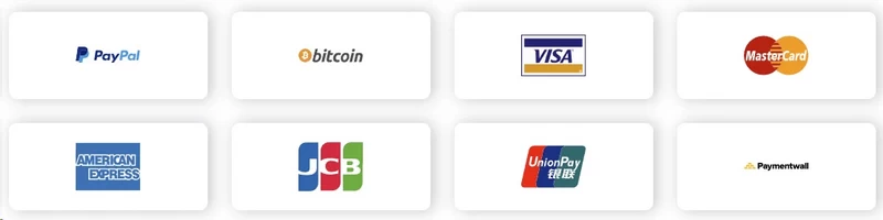 ZoogVPN supported payment options checkout page