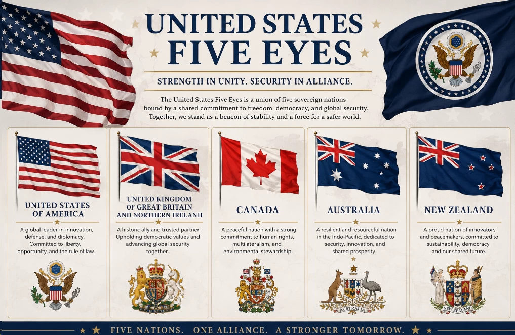 Five Eyes intelligence alliance members